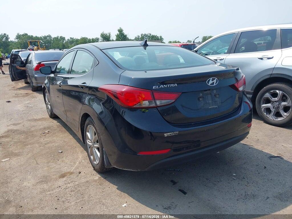 5NPDH4AE6GH661296 2016 HYUNDAI ELANTRA photo no. 3
