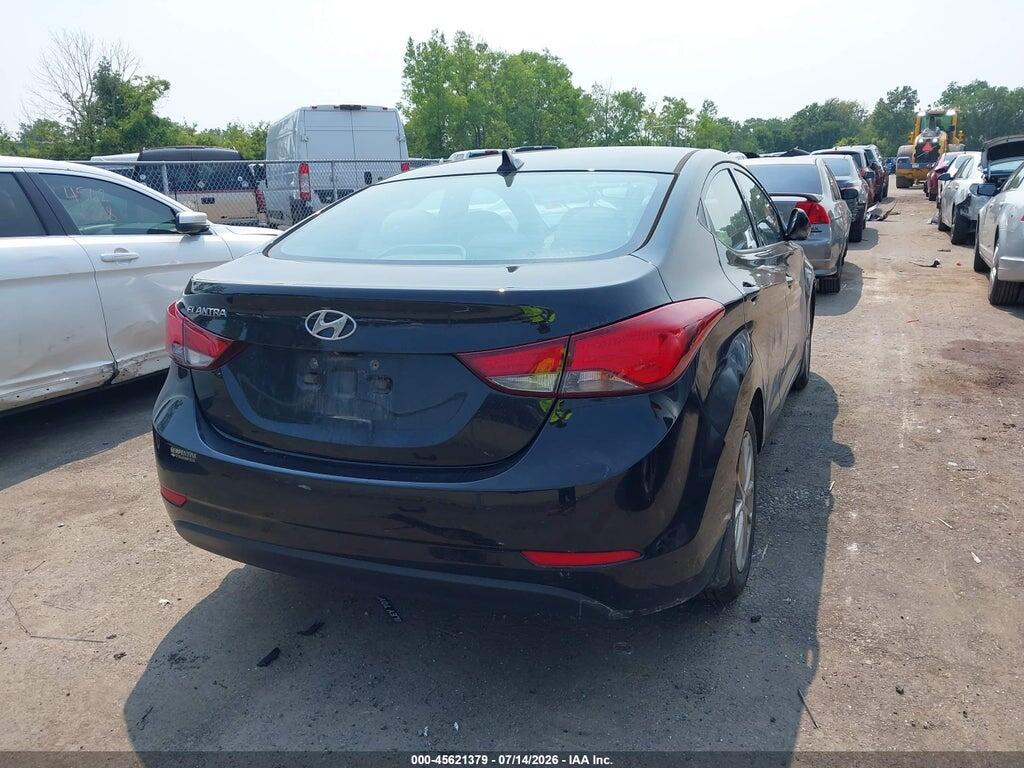 5NPDH4AE6GH661296 2016 HYUNDAI ELANTRA photo no. 4