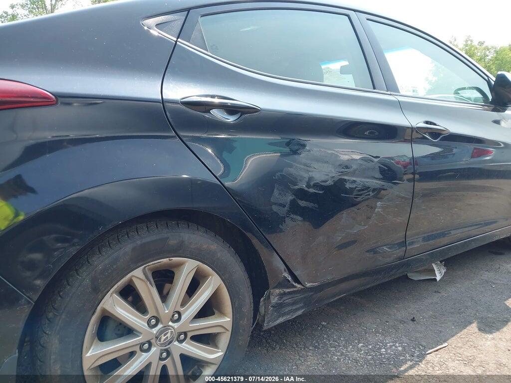 5NPDH4AE6GH661296 2016 HYUNDAI ELANTRA photo no. 6