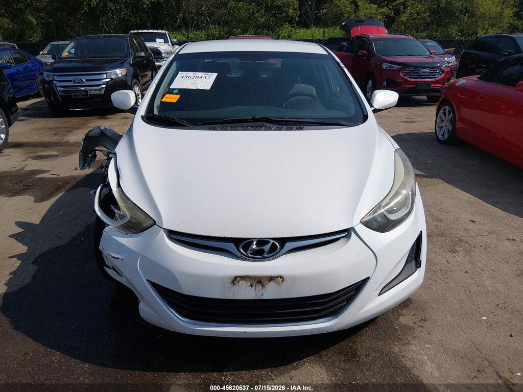 5NPDH4AEXGH735982 2016 HYUNDAI ELANTRA photo no. 12