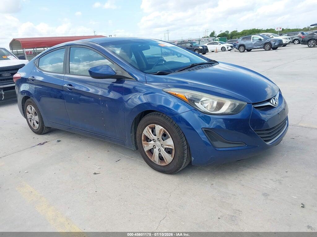 5NPDH4AE9GH749663 2016 HYUNDAI ELANTRA photo no. 1
