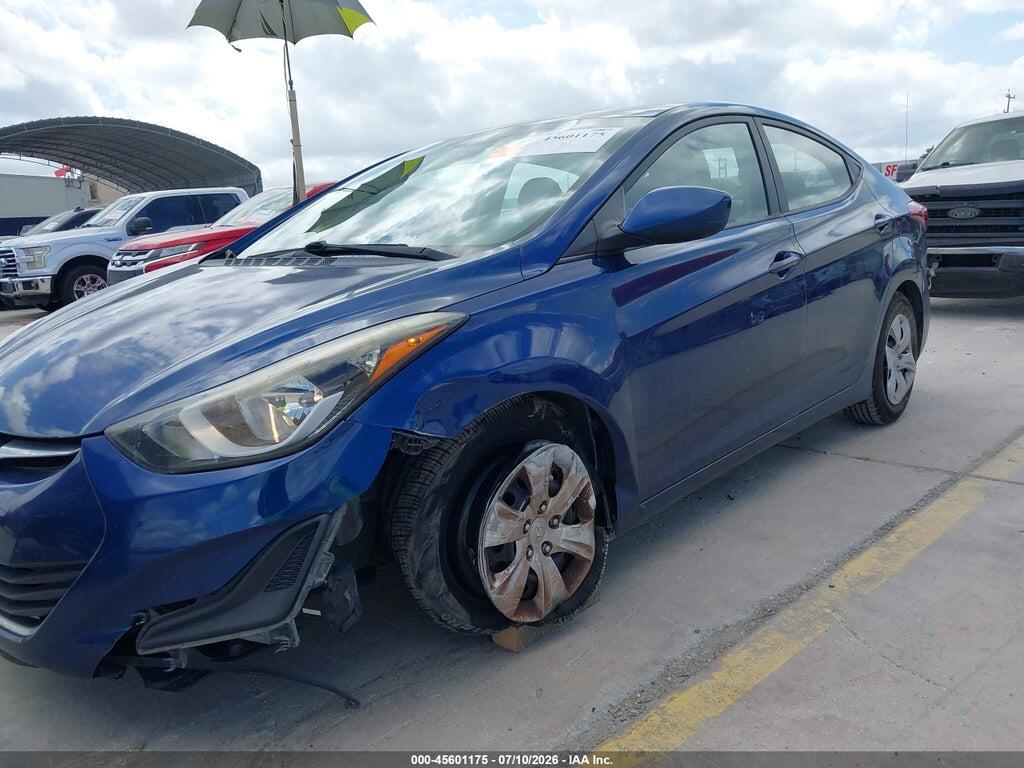 5NPDH4AE9GH749663 2016 HYUNDAI ELANTRA photo no. 6