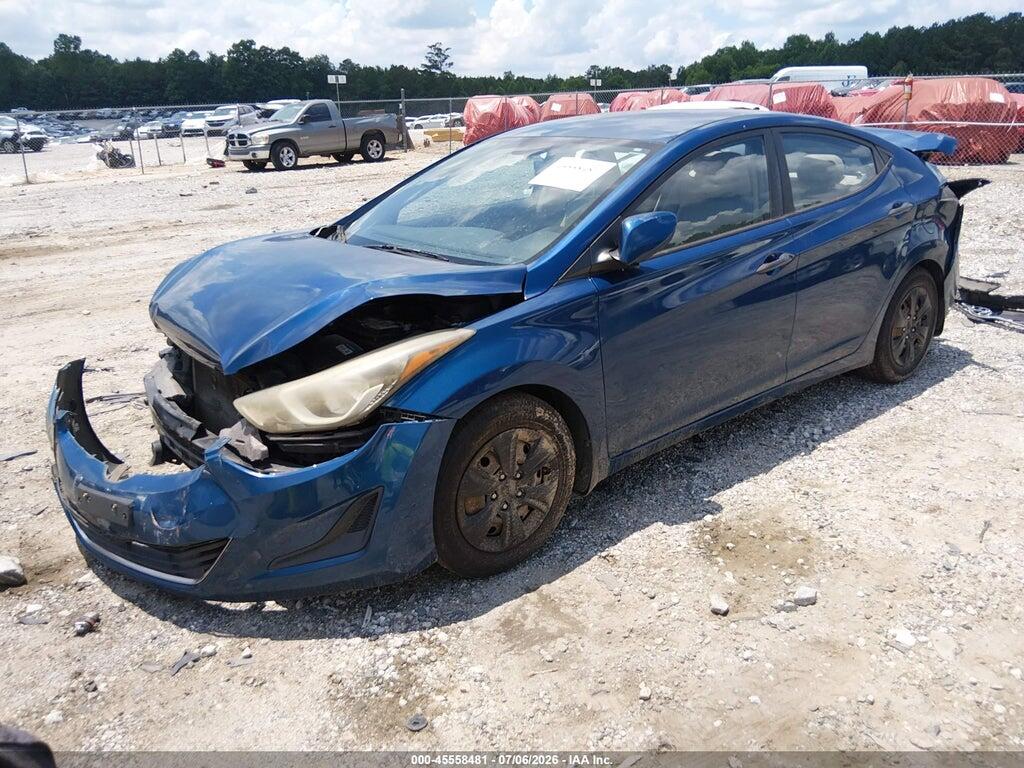 KMHDH4AE5GU477596 2016 HYUNDAI ELANTRA photo no. 2