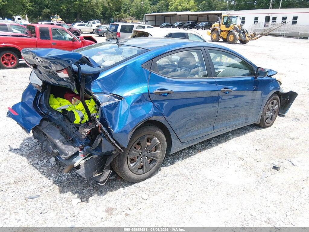 KMHDH4AE5GU477596 2016 HYUNDAI ELANTRA photo no. 4