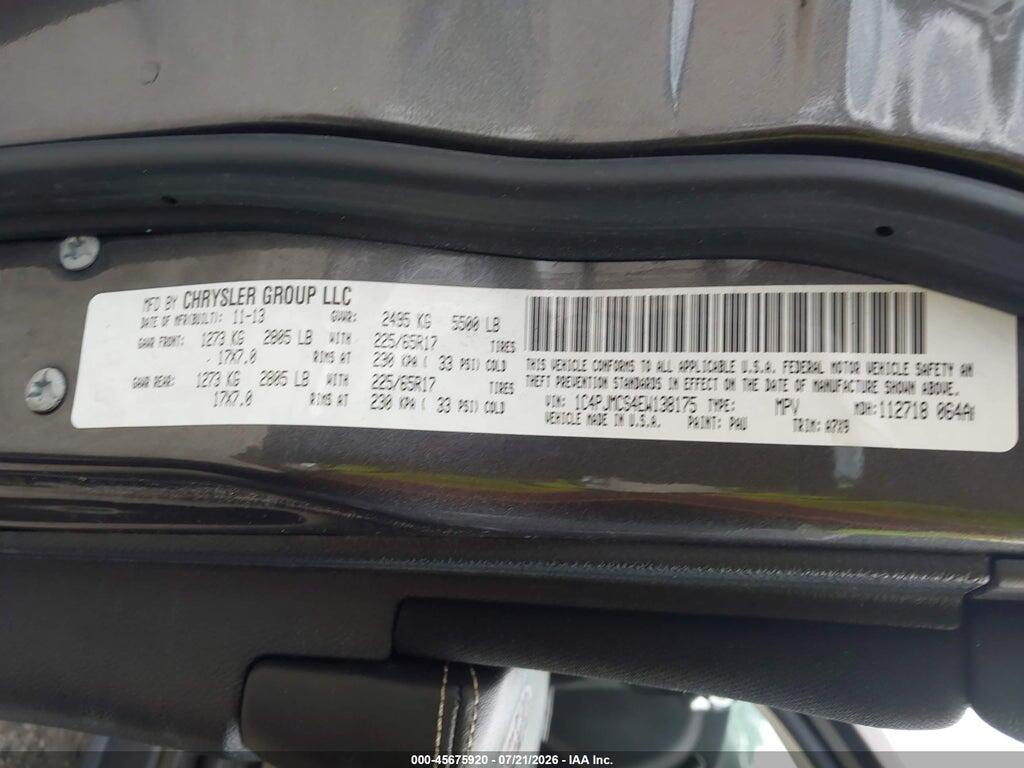 1C4PJMCS4EW138175 2014 JEEP CHEROKEE photo no. 9