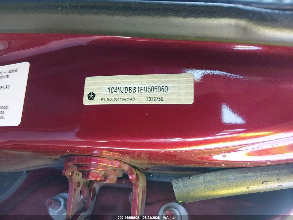 1C4NJDBB1ED505960 2014 JEEP COMPASS photo no. 9