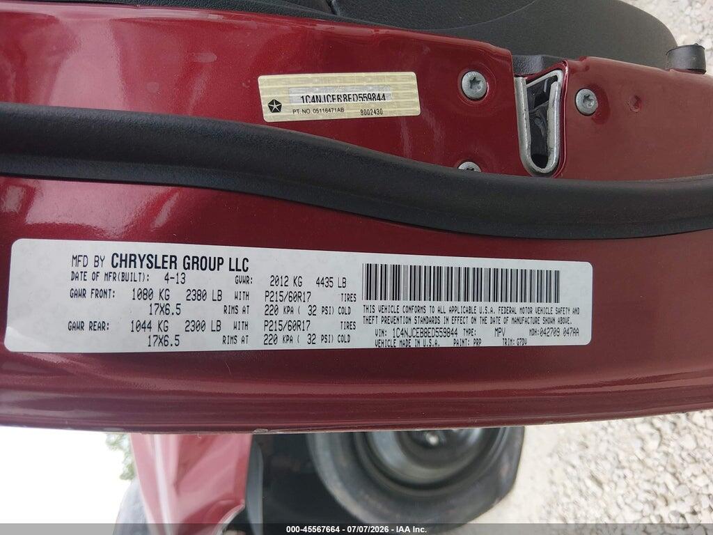 1C4NJCEB8ED559844 2014 JEEP COMPASS photo no. 9