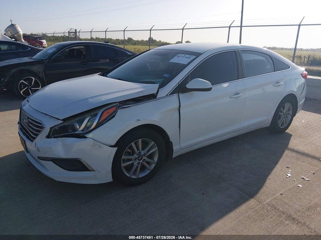 5NPE24AF2GH317401 2016 HYUNDAI SONATA photo no. 2