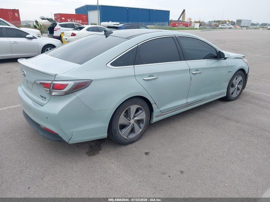 KMHE34L10GA018085 2016 HYUNDAI SONATA HYBRID photo no. 4