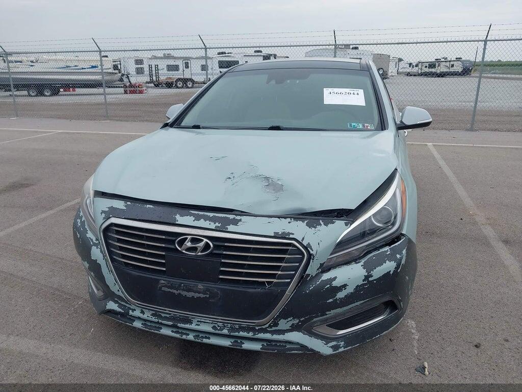 KMHE34L10GA018085 2016 HYUNDAI SONATA HYBRID photo no. 6