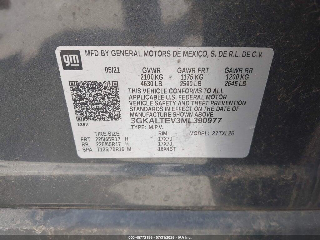 3GKALTEV3ML390977 2021 GMC TERRAIN photo no. 9