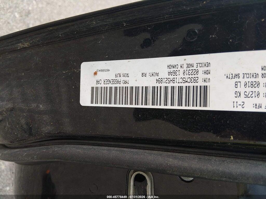 2B3CM5CT1BH521894 2011 DODGE CHARGER photo no. 9