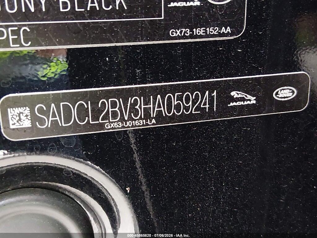 SADCL2BV3HA059241 2017 JAGUAR F-PACE photo no. 9