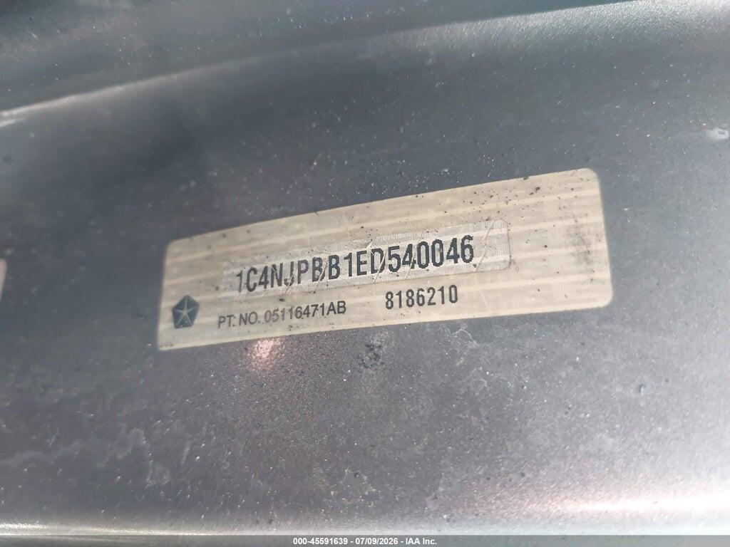 1C4NJPBB1ED540046 2014 JEEP PATRIOT photo no. 9