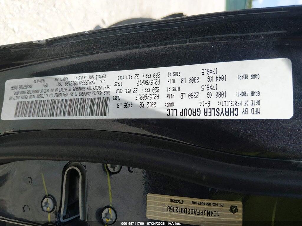 1C4NJPFA0ED912168 2014 JEEP PATRIOT photo no. 9