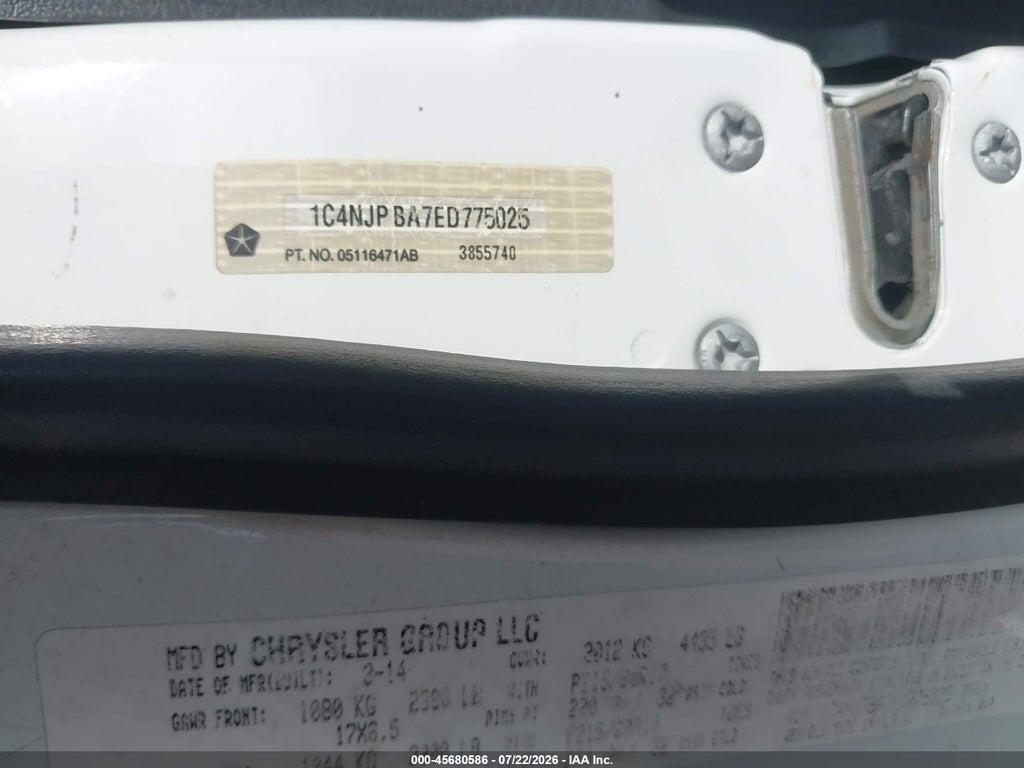 1C4NJPBA7ED775025 2014 JEEP PATRIOT photo no. 9