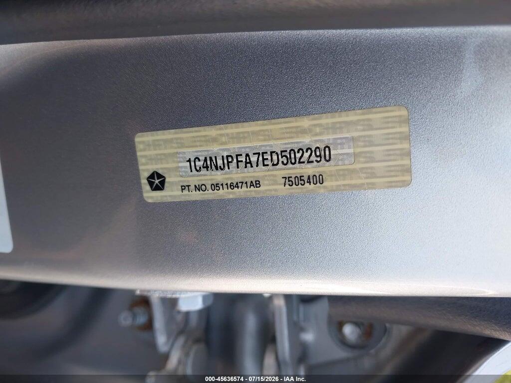 1C4NJPFA7ED502290 2014 JEEP PATRIOT photo no. 9