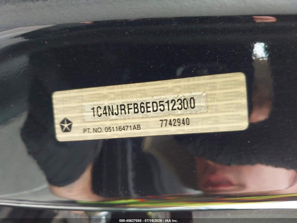 1C4NJRFB6ED512300 2014 JEEP PATRIOT photo no. 9