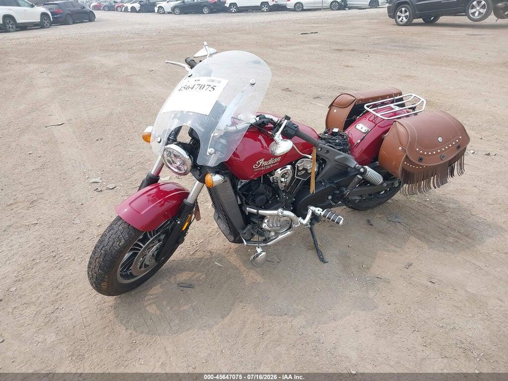 56KMSA004G3116922 2016 INDIAN MOTORCYCLE CO. SCOUT photo no. 2