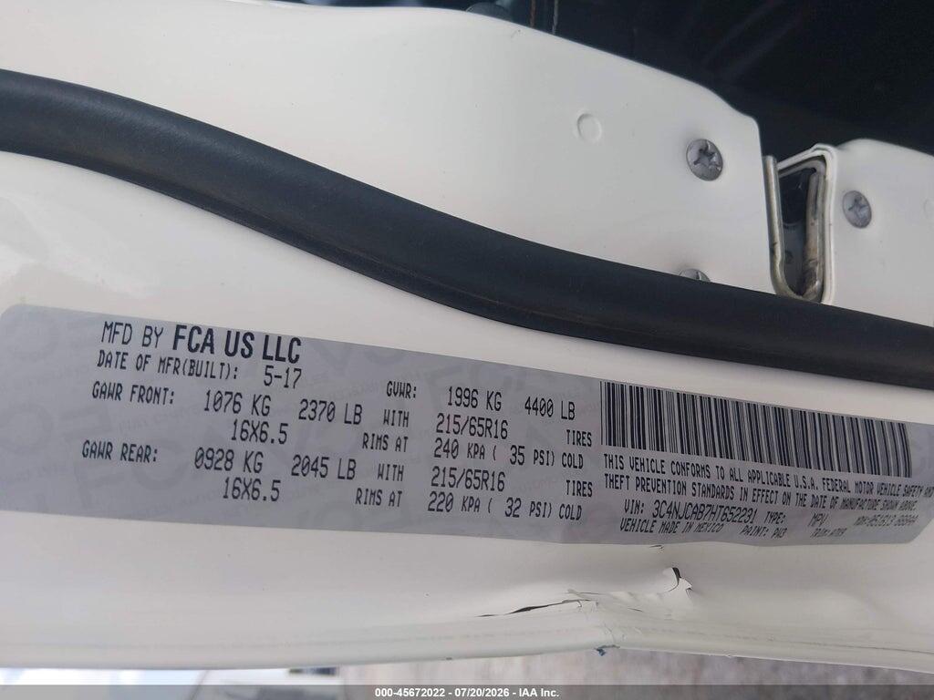 3C4NJCAB7HT652231 2017 JEEP COMPASS photo no. 9