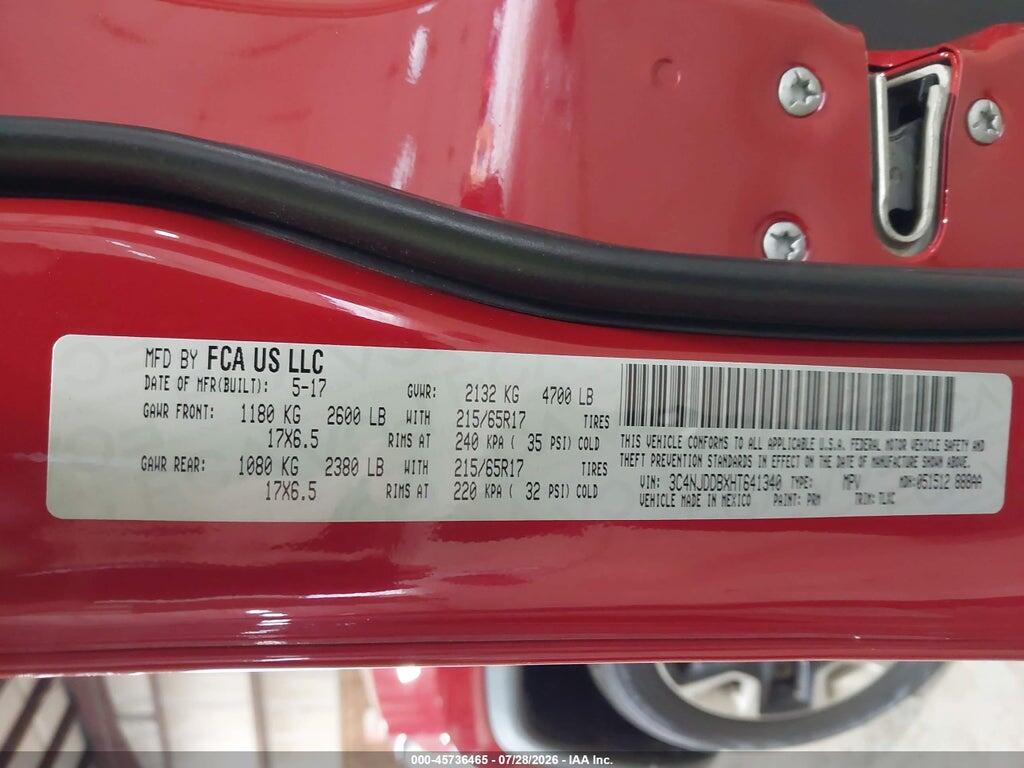 3C4NJDDBXHT641340 2017 JEEP NEW COMPASS photo no. 9