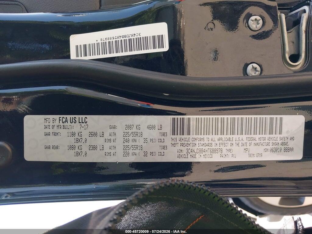 3C4NJDBB4HT688978 2017 JEEP NEW COMPASS photo no. 9