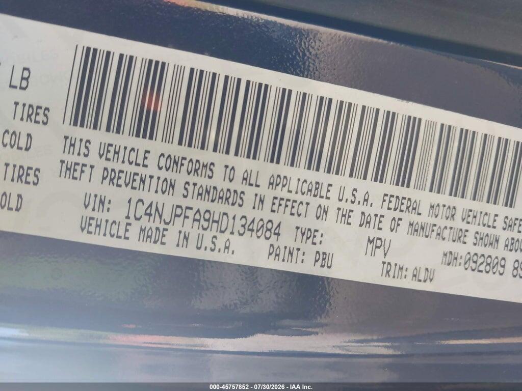 1C4NJPFA9HD134084 2017 JEEP PATRIOT photo no. 9