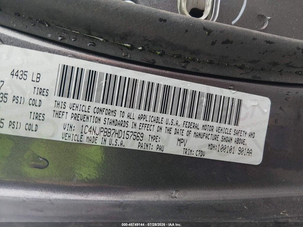 1C4NJPBB7HD157569 2017 JEEP PATRIOT photo no. 9