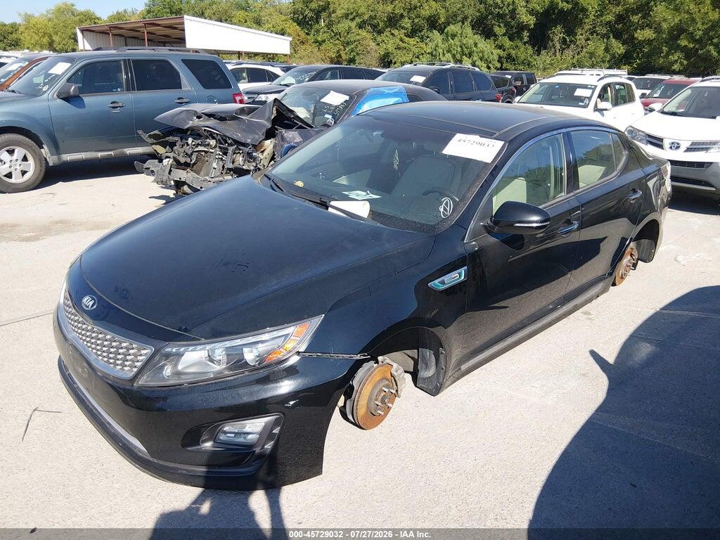 KNAGN4ADXE5064126 2014 KIA OPTIMA HYBRID photo no. 2