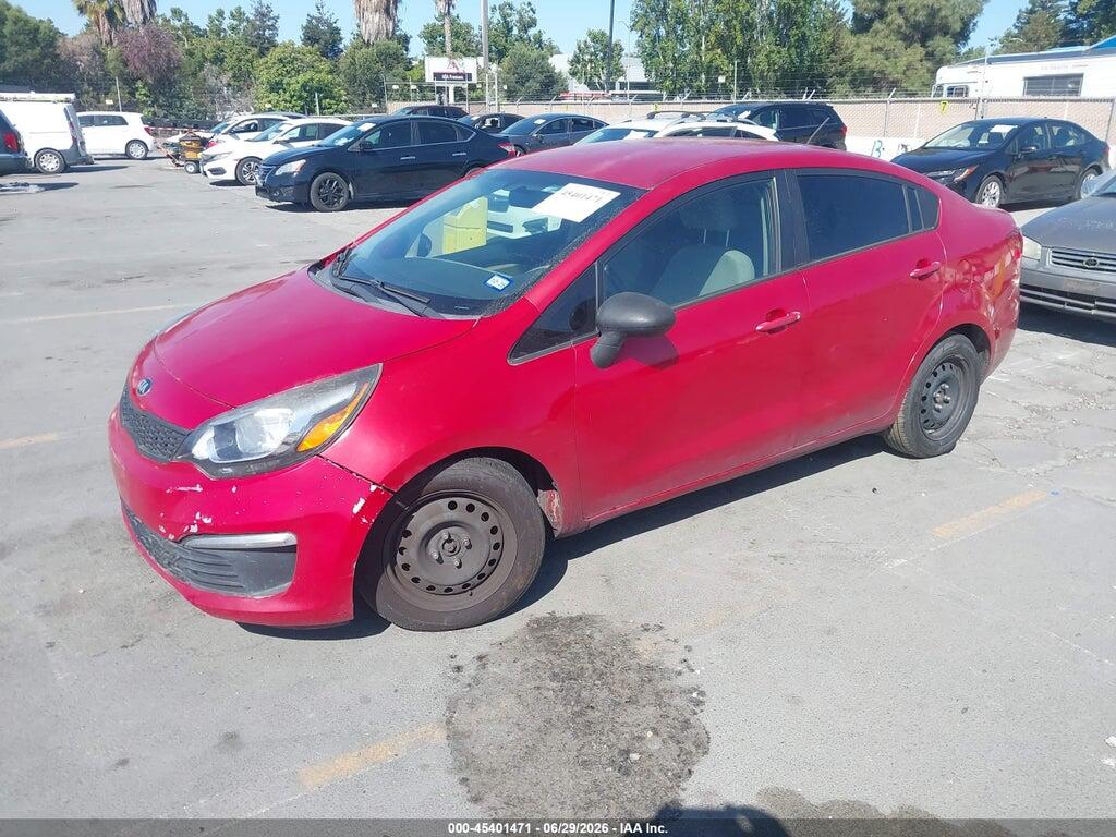 KNADM4A31E6332584 2014 KIA RIO photo no. 2
