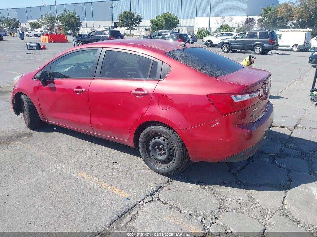 KNADM4A31E6332584 2014 KIA RIO photo no. 3
