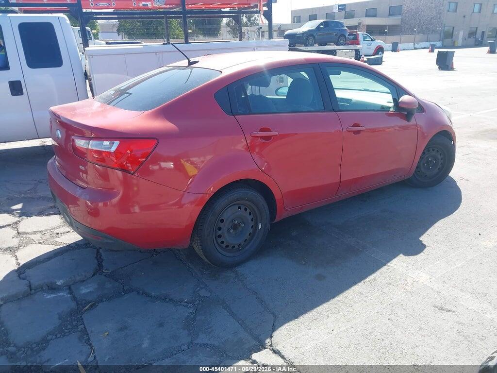 KNADM4A31E6332584 2014 KIA RIO photo no. 4