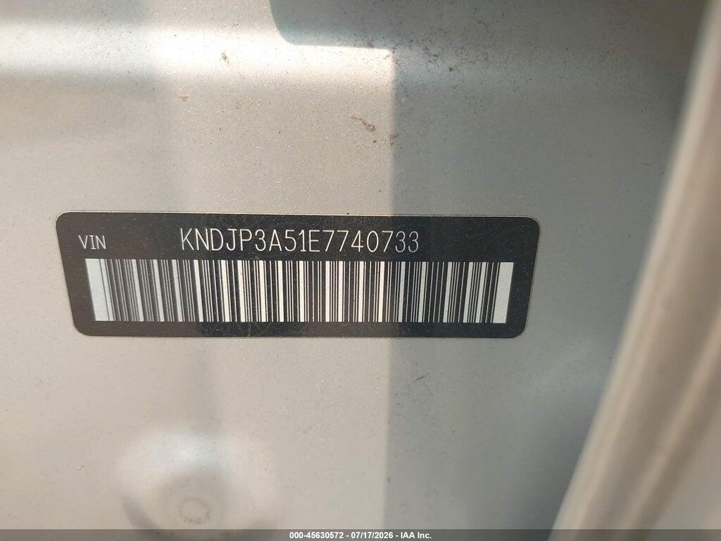 KNDJP3A51E7740733 2014 KIA SOUL photo no. 9