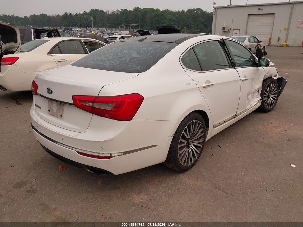 KNALN4D70E5127206 2014 KIA CADENZA photo no. 4