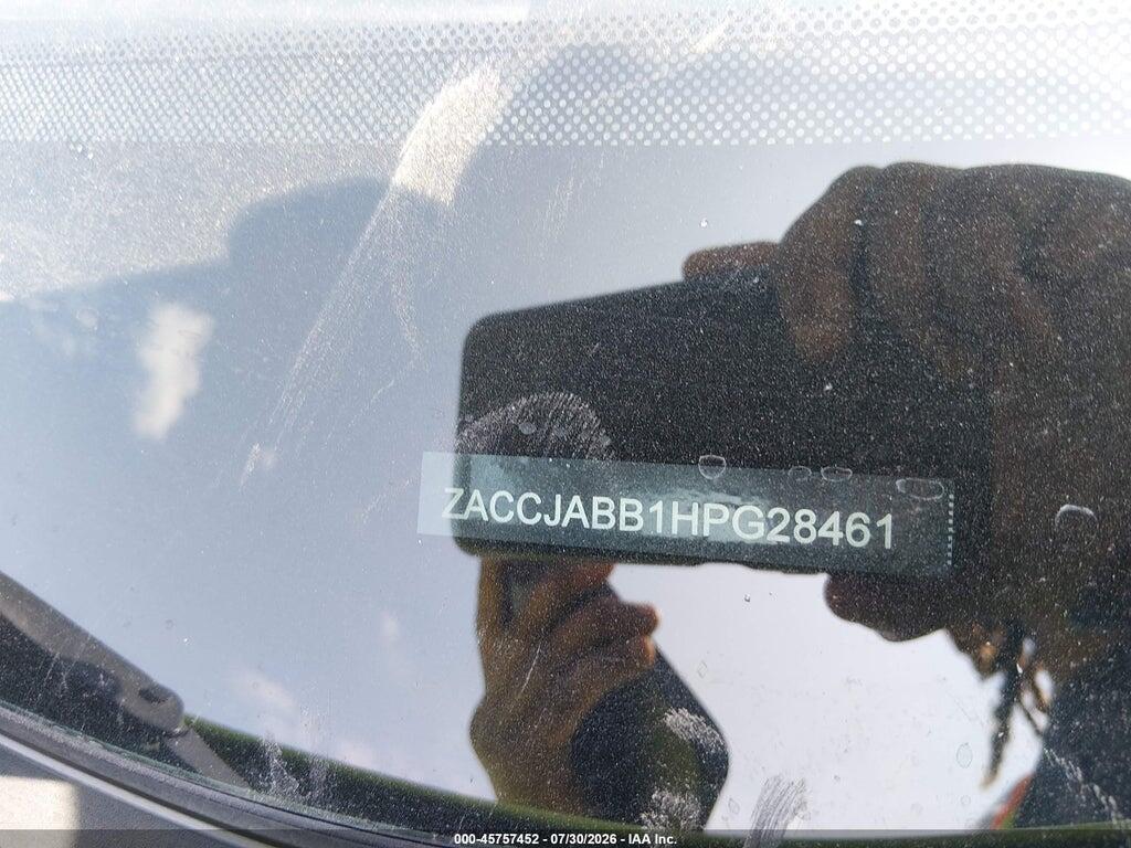 ZACCJABB1HPG28461 2017 JEEP RENEGADE photo no. 9