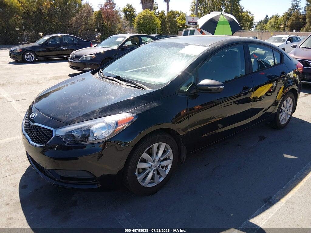KNAFX4A68E5078534 2014 KIA FORTE photo no. 2