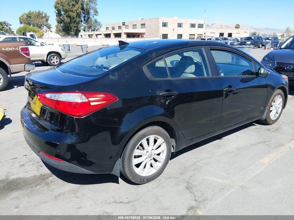 KNAFX4A68E5078534 2014 KIA FORTE photo no. 4