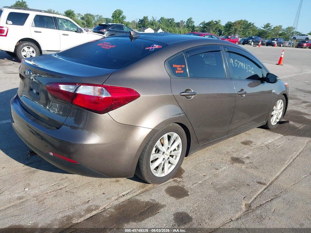 KNAFX4A63E5063441 2014 KIA FORTE photo no. 4