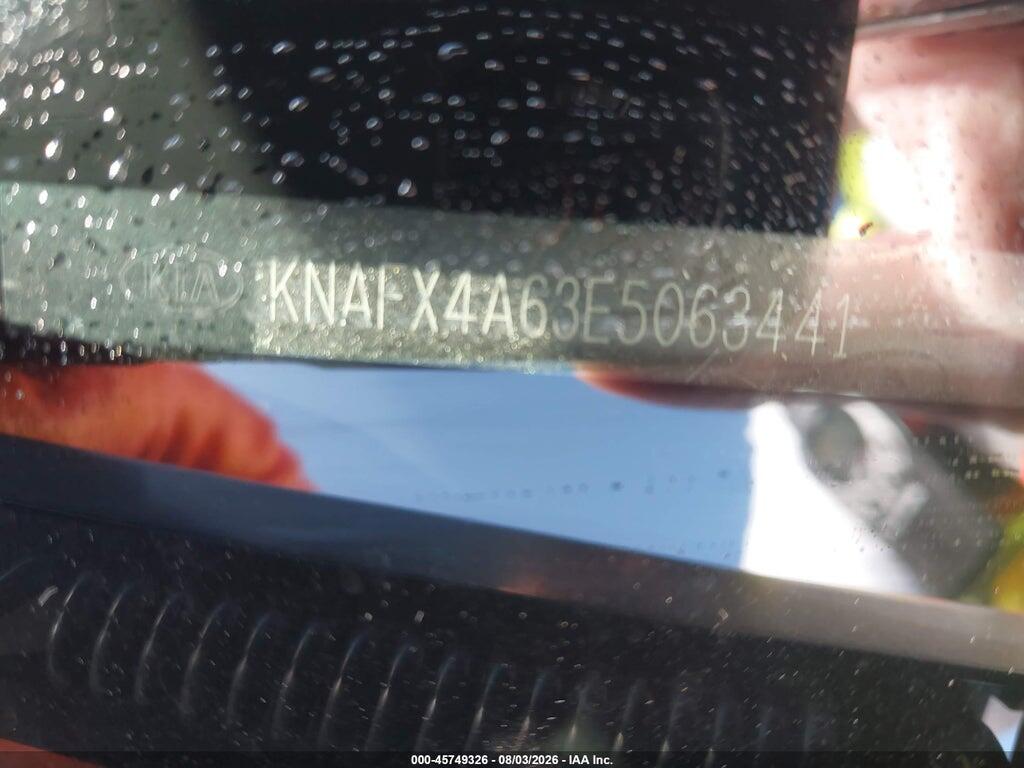KNAFX4A63E5063441 2014 KIA FORTE photo no. 9