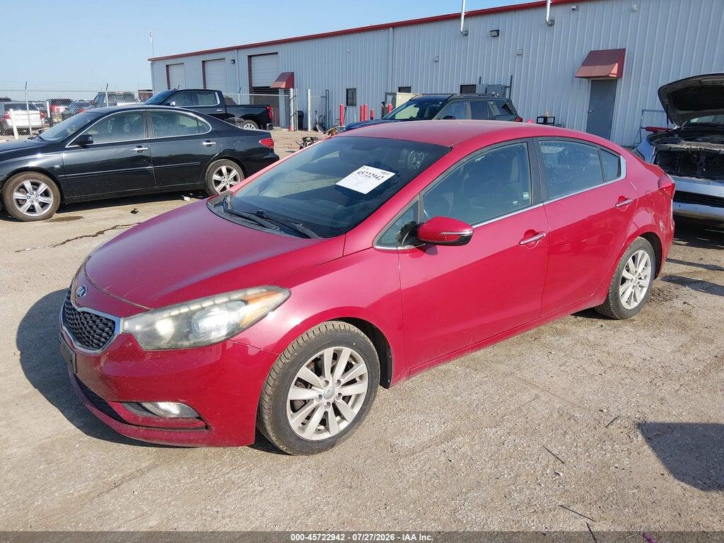 KNAFX4A87E5104865 2014 KIA FORTE photo no. 2