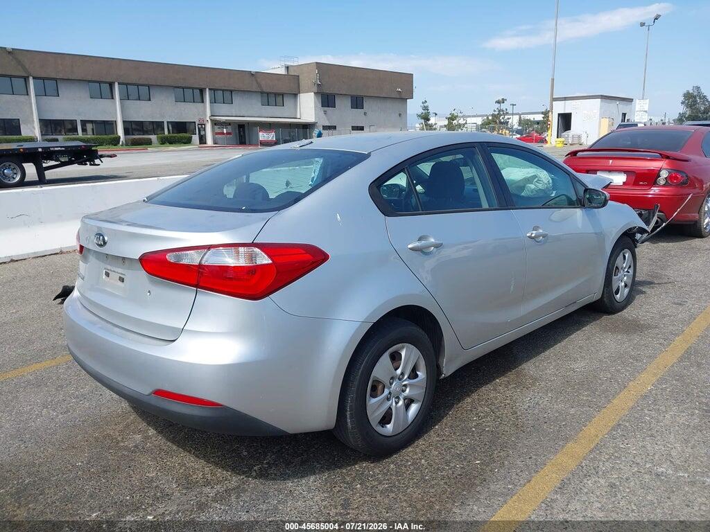 KNAFK4A60E5214380 2014 KIA FORTE photo no. 4