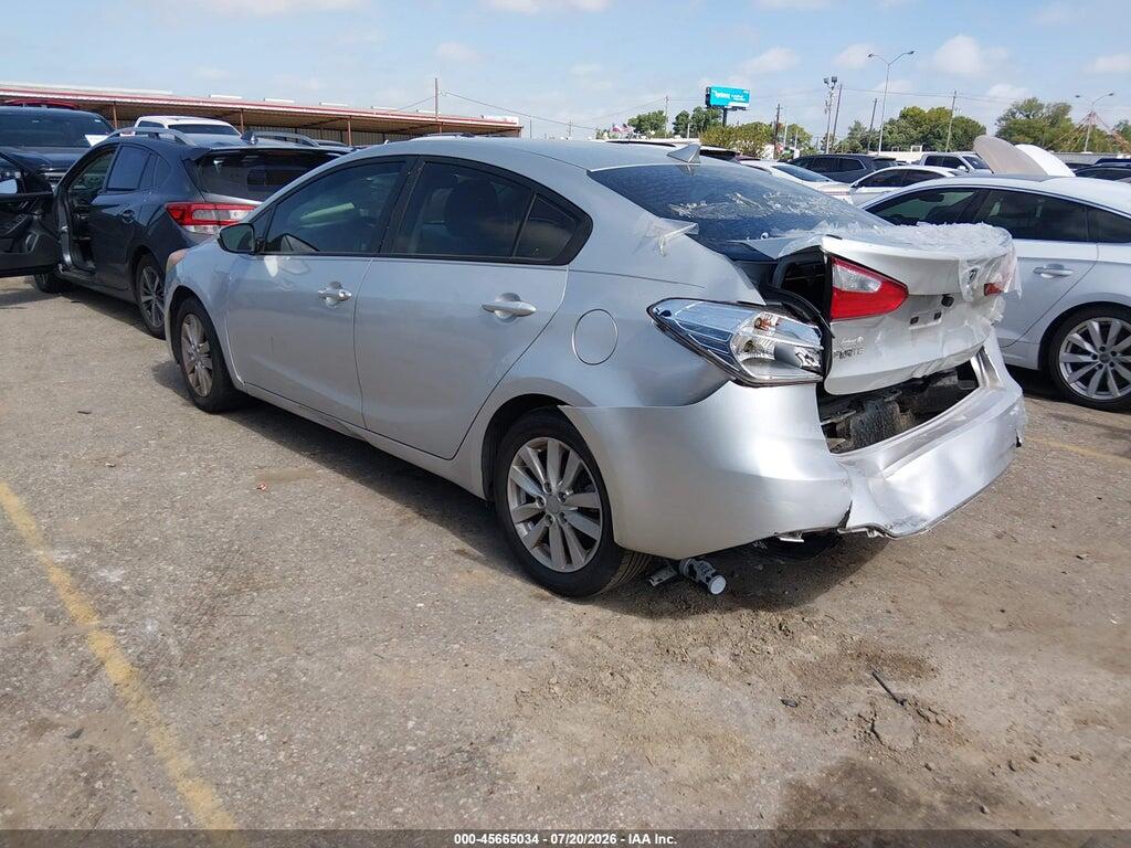 KNAFX4A6XE5078552 2014 KIA FORTE photo no. 3