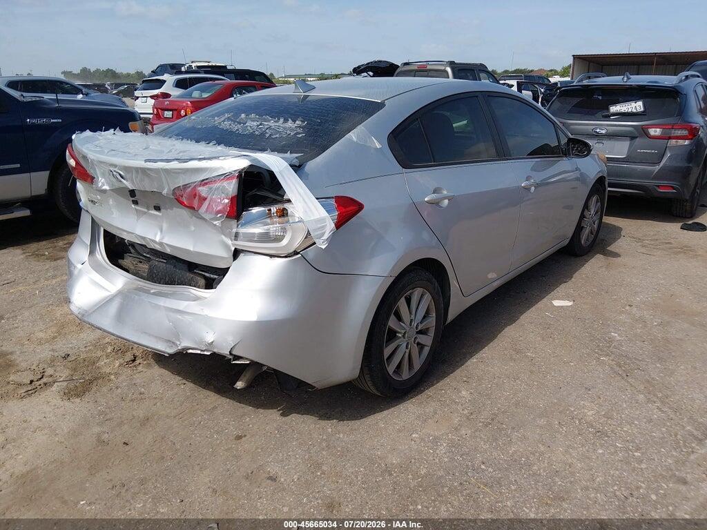 KNAFX4A6XE5078552 2014 KIA FORTE photo no. 4
