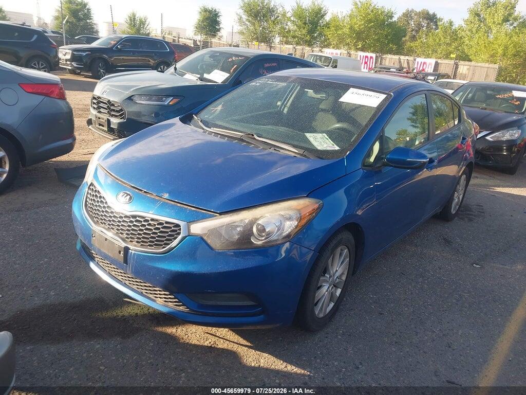 KNAFX4A67E5205435 2014 KIA FORTE photo no. 2
