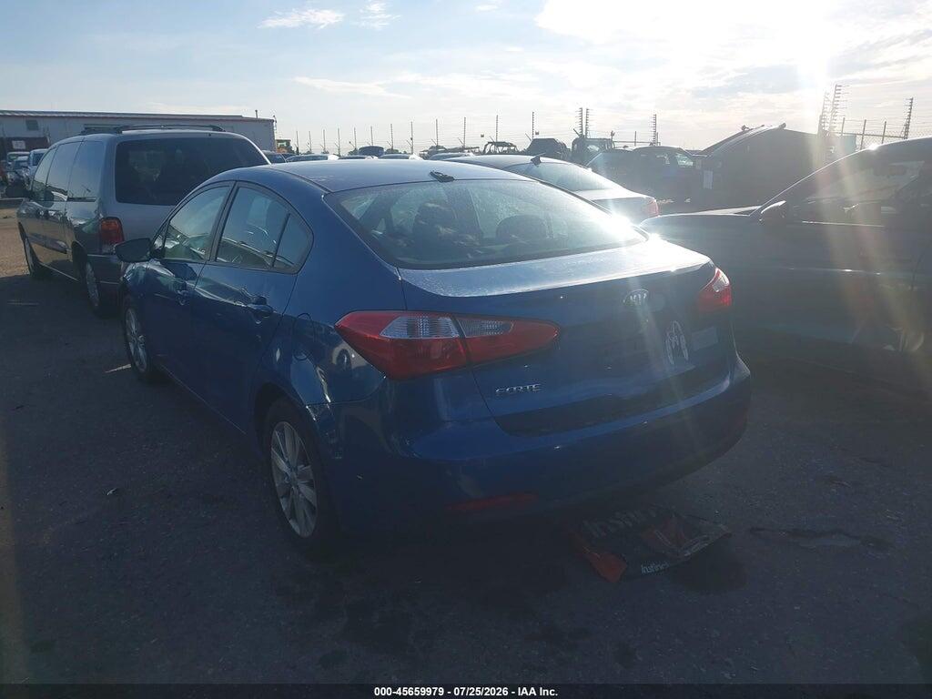 KNAFX4A67E5205435 2014 KIA FORTE photo no. 3