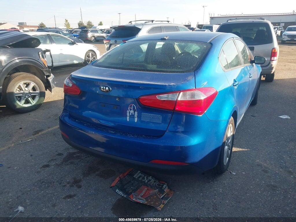 KNAFX4A67E5205435 2014 KIA FORTE photo no. 4