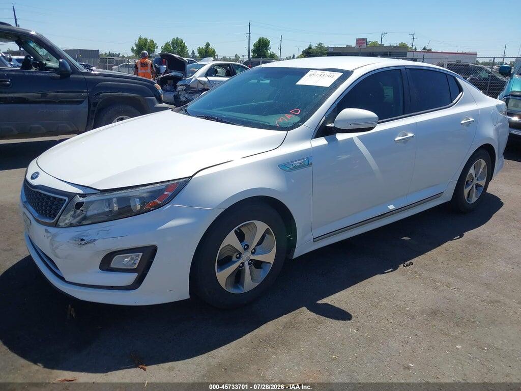 KNAGM4AD1E5064096 2014 KIA OPTIMA HYBRID photo no. 2