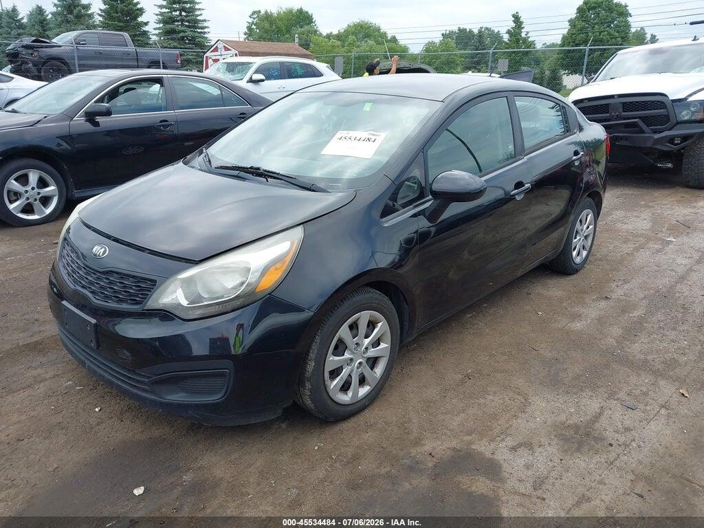 KNADM4A37E6368165 2014 KIA RIO photo no. 2