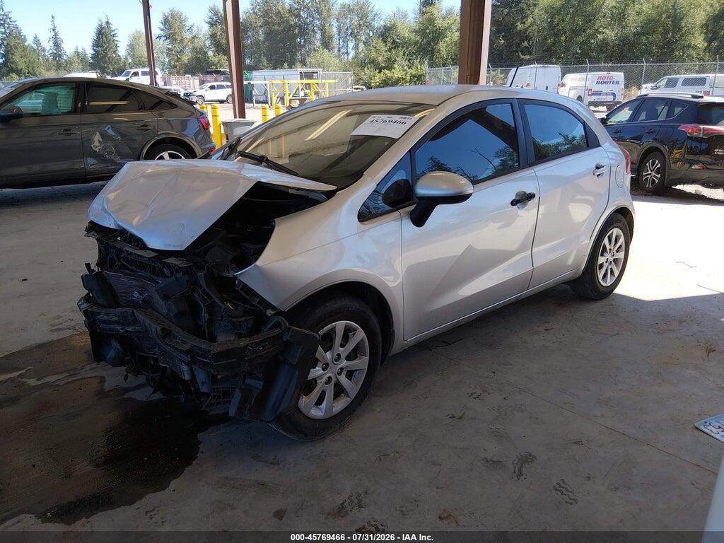 KNADM5A35E6359759 2014 KIA RIO photo no. 2