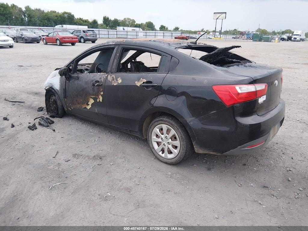 KNADM4A31E6391733 2014 KIA RIO photo no. 3
